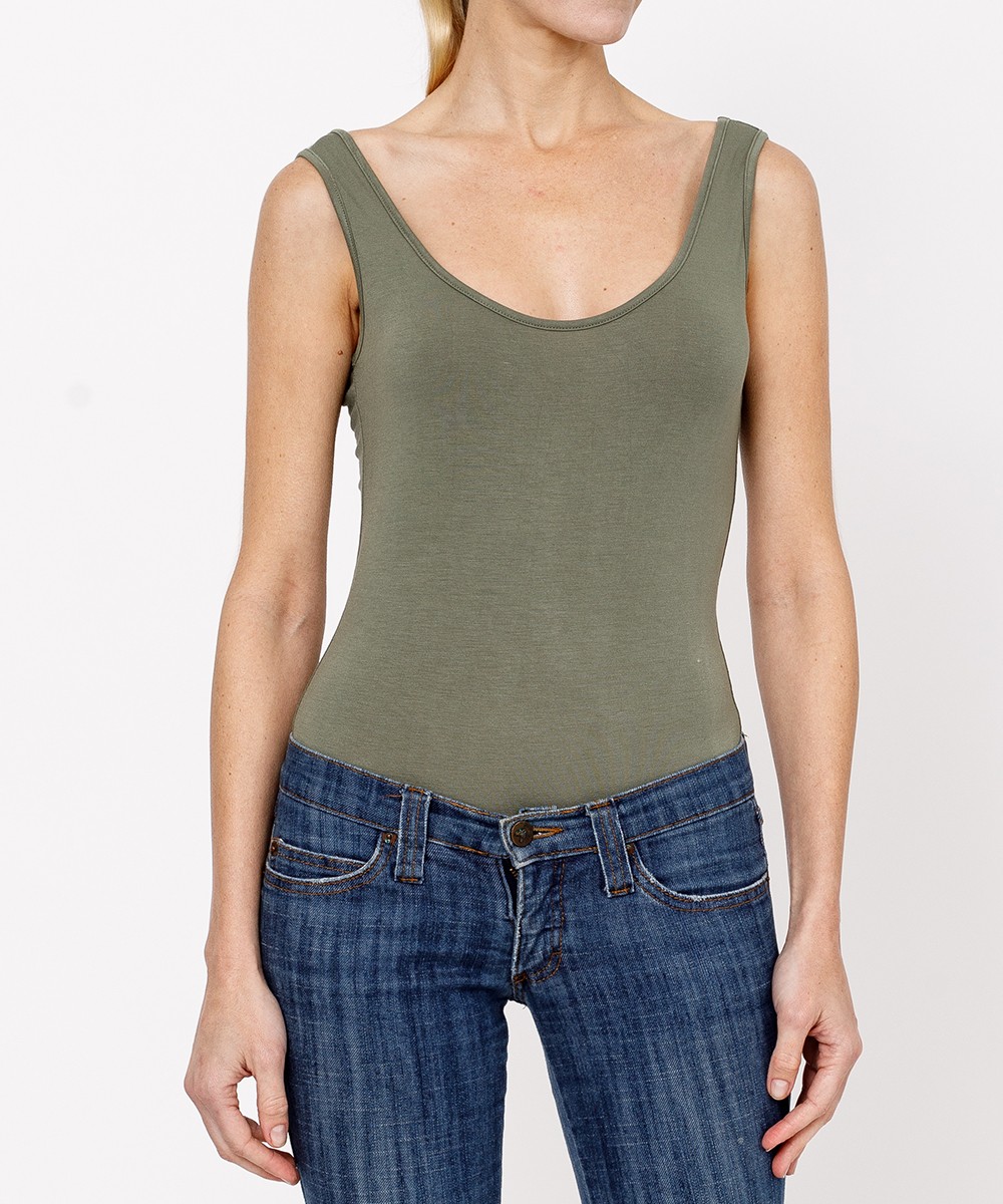 Bamboo classic tank bodysuit